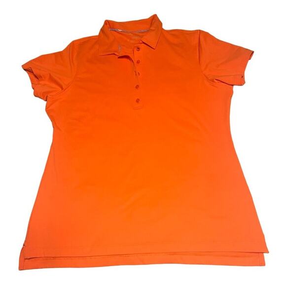 Peter Millar Orange Polo Women's Size Large Excellent very gently used condition - Picture 1 of 8